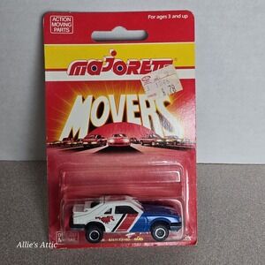 Majorette Movers Ford Mustang SVO #220 Series 200 Red White Blue Diecast Car New